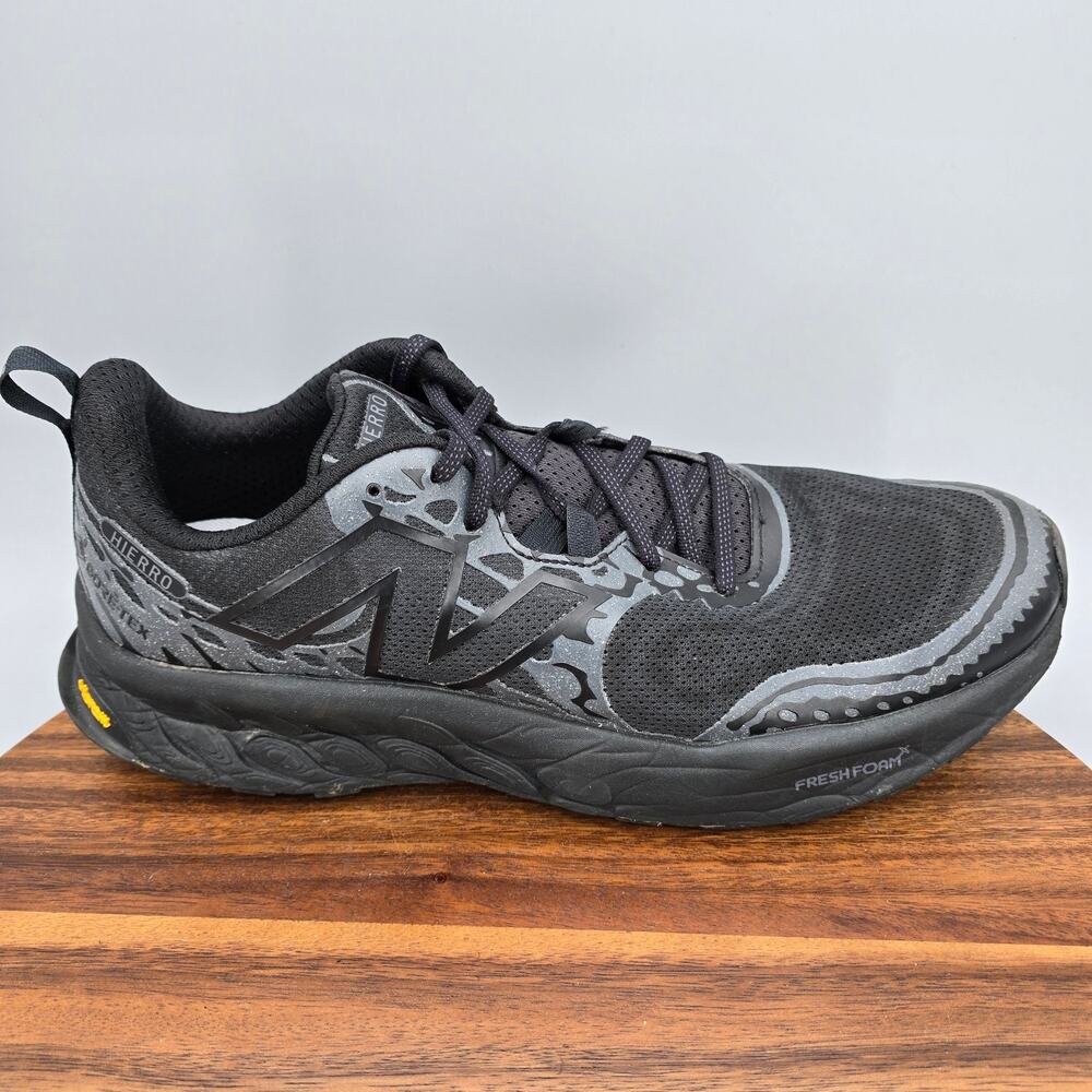 New Balance Fresh Foam X Hierro v8 Shoes Mens 13 D Black GTX Trail Running